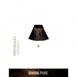 DIVINA PURE NATURALES   Nº 4 Castaño Oscuro